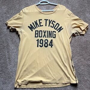 Mike Tyson Boxing 1984 Tan T-Shirt
